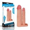 Przedłużka penisa podwójne dildo Pleasure X Tender +5cm